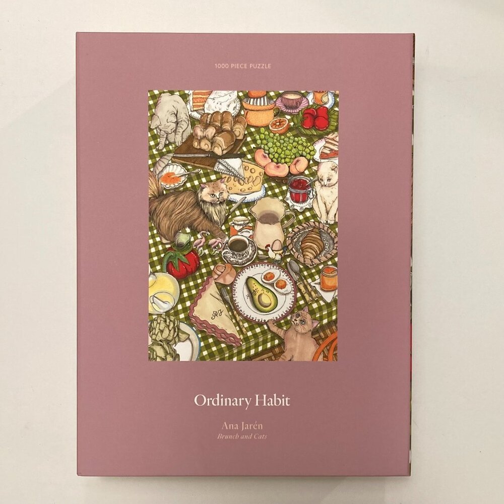 Ordinary Habit ‘Brunch and Cats’ - 1000 Piece Puzzle